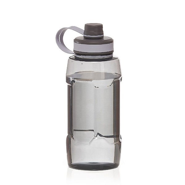 Garrafa plástica com alça de mão, tampa e bico rosqueável. Capacidade 1.500ml. cod: SKGA5800