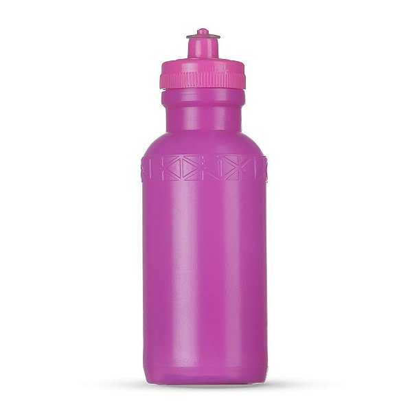 Squeeze 500 ml de plástico resistente de corpo branco e tampa colorida, de bico (silicone) SK07092 COL