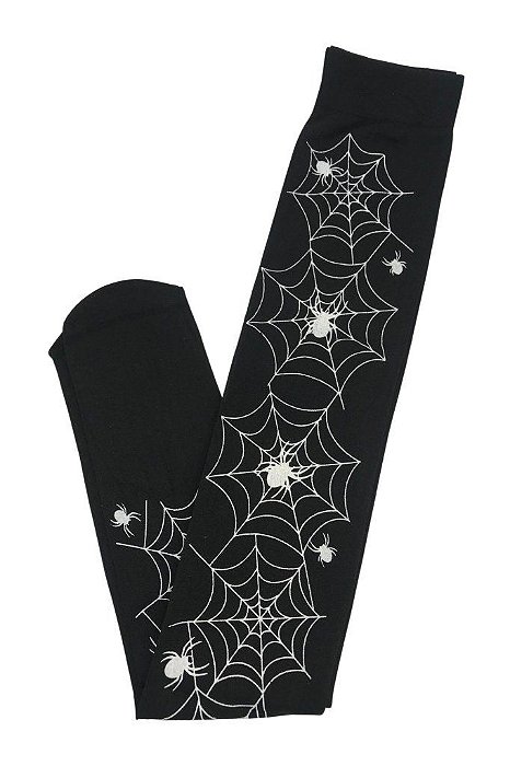 Meia 7/8 Teia de Aranha