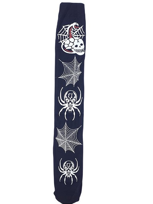 Meia 7/8 Teia de Aranha CAVEIRA