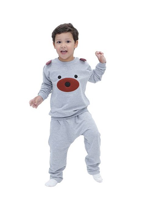 Fantasia Pijama Ursinho Fofucho - ALGODÃO