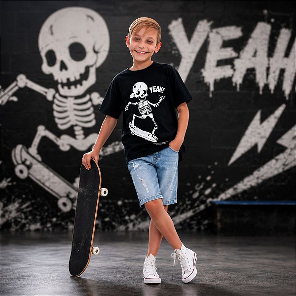 Camiseta Esqueleto Radical