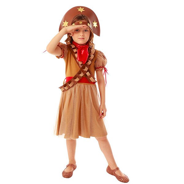 Roupa Cangaceira Maria Bonita - C/ ACESSÓRIO COURO ECOLÓGICO