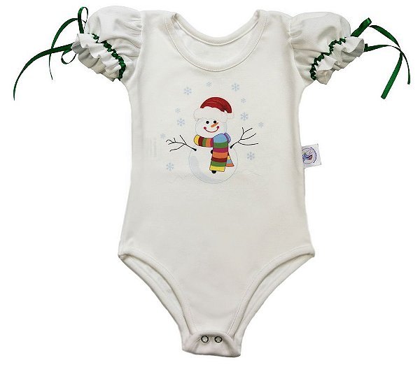 Body Boneco de Neve Quentinho