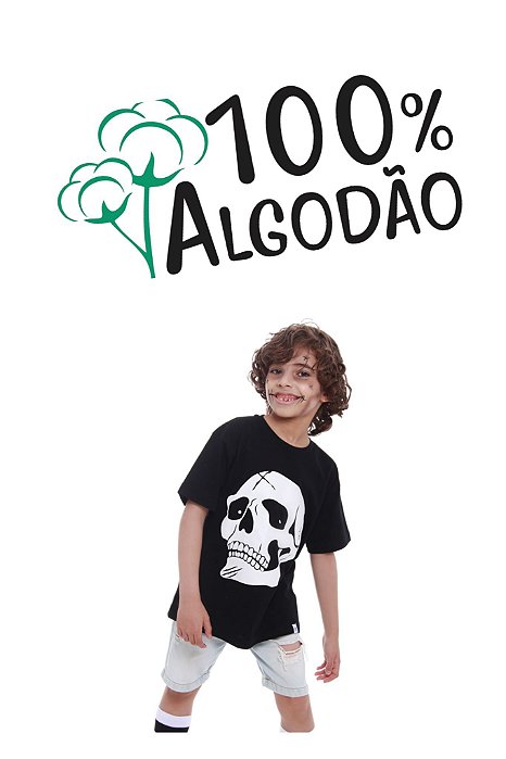 Camiseta Caveira Raio X