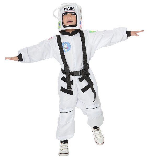 Fantasia Infantil Astronauta COMPLETA LUXO