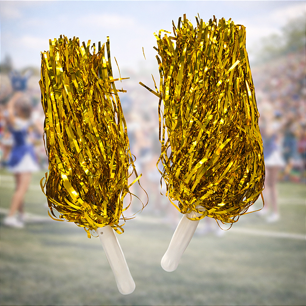 Pompom Líder de Torcida Infantil Amarelo Cheerleader