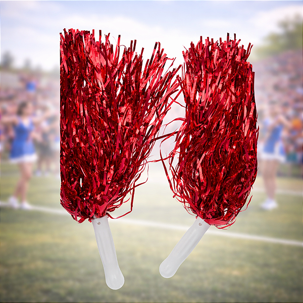 Pompom Líder de Torcida Infantil Vermelho Cheerleader