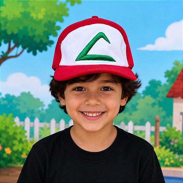 Boné Ash BORDADO Infantil - POKÉMON