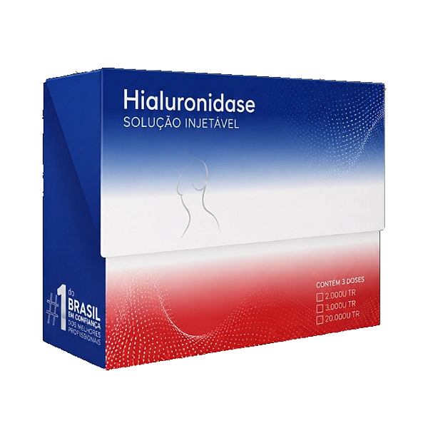 Hialuronidase 2000UTR - KIT 3 ampola + 3 diluente