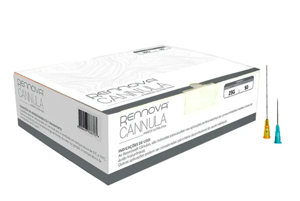 Cânula 25G x 50mm - Agulha 23G