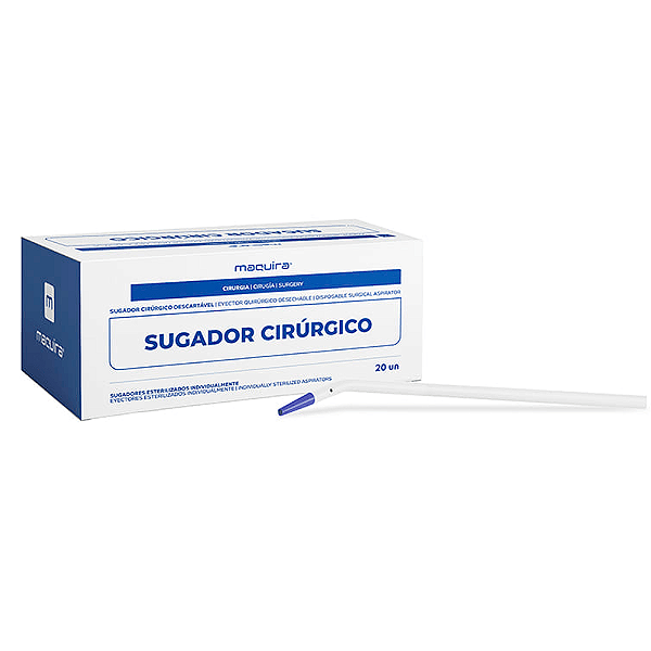 Sugador Cirúrgico Descartável Estéril - Maquira.