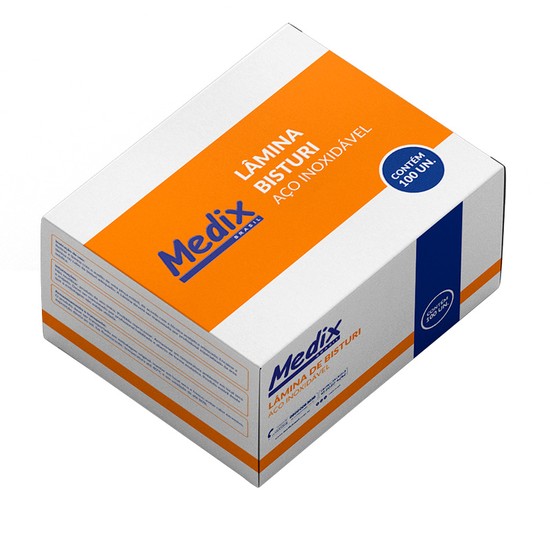 Lâmina Bisturi Nº 12 - Medix