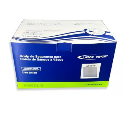 Scalp de Segurança para Infusão 27G - Labor Import