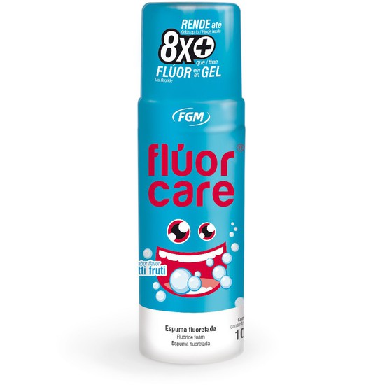 Flúor Care - Espuma fluoretada - Sabor Tutti-Frutti - FGM