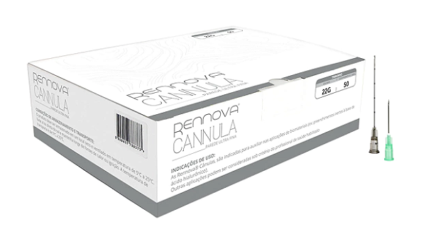 Cânula 22G x 50mm - Agulha 21G
