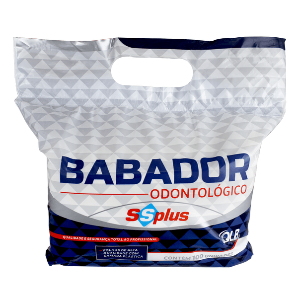 Babador Odontológico Branco - SS Plus - 100un