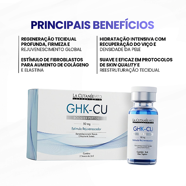 GHK-CU Booster Peptide (cx c/2 frascos de 3ml)