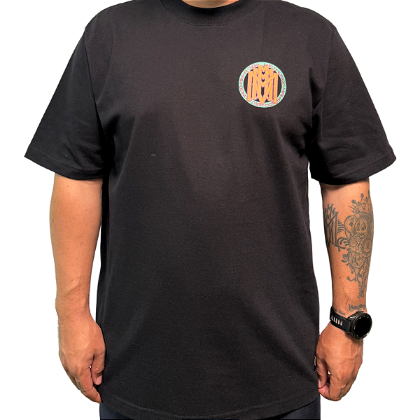 CAMISETA OVERSIZED LOGO MMMV PRETO