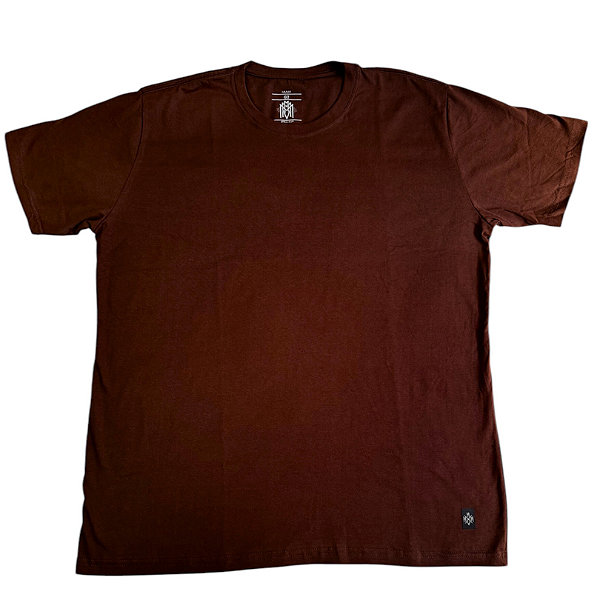 CAMISETA MARROM LISA