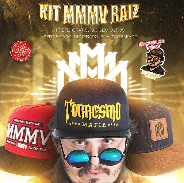 KIT RAIZ MMMV com FRETE GRÁTIS + Sticker exclusivo e certificado autografado