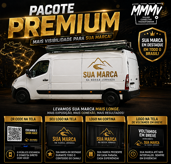 PACOTE PREMIUM - QR CODE NA TELA, SEU LOGO NA TELA, LOGO NA CORTINA E LOGO NA TELA DE VOLTAMOS EM BREVE