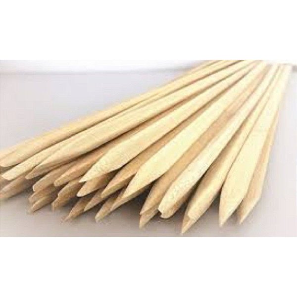 5.000 Palitos De Bambu Espetos Sem Farpas P/ Churrasco 25cm