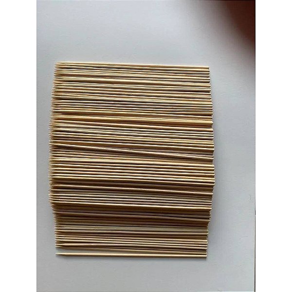 1000 Espeto de bambu para churrasco 25cm palitos
