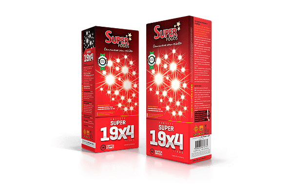 Rojão Foguete 19×4 Tiros