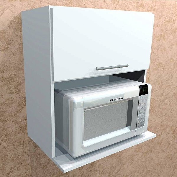 Móvel para microondas branco
