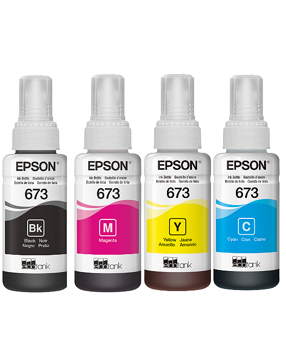 Kit de Tintas T673 4 Unidades