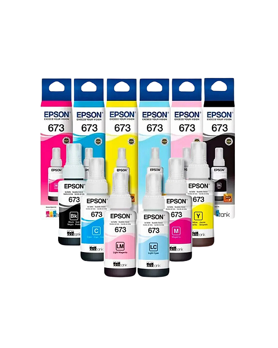 Kit de Tintas T673 6 Unidades