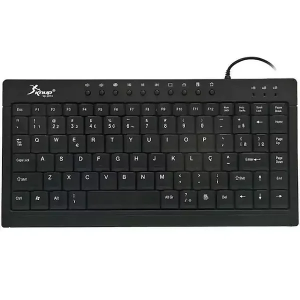 Mini Teclado USB Multimídia ABNT2 KP-2013 Knup