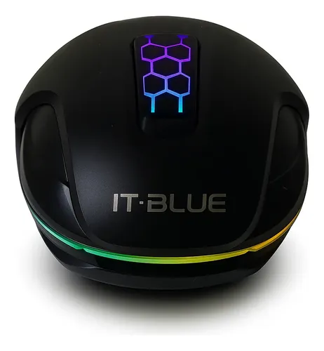 Fone Gamer Bluetooth It-blue Rgb Grave Potente Hd Le-2456 Preto