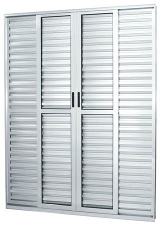 PORTA BALCÃO 6 FOLHAS ALUMÍNIO BRILHANTE LINHA PREMIUM