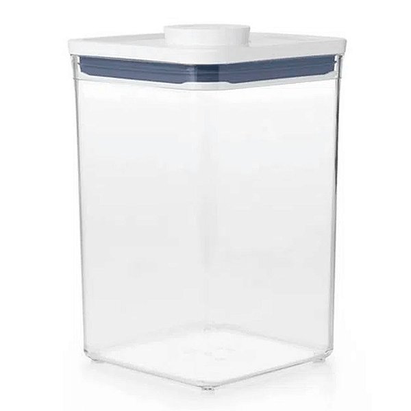 Pote de Acrílico Hermético Pop Oxo Quadrado - 4,2L