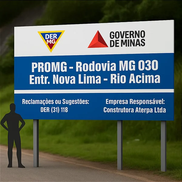 Placa em Aço Galvanizado