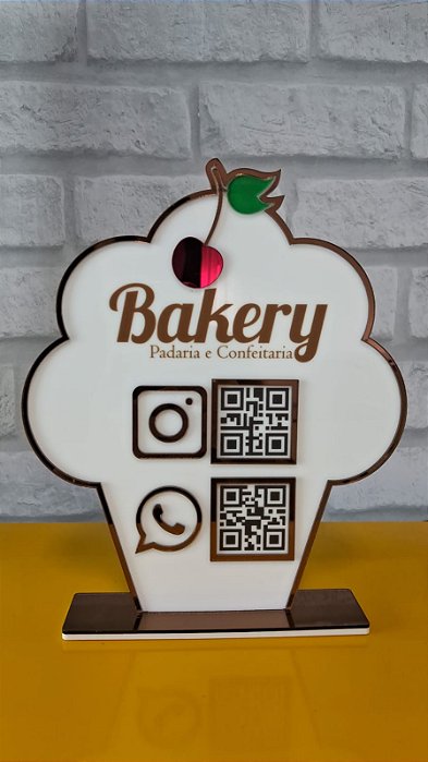 Placa Pix em Acrílico com Gravação UV