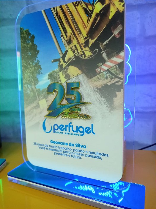 Troféu em Acrílico Personalizado