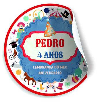 Adesivo de Vinil Redondo