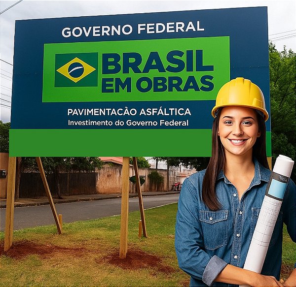 Placa para Obra