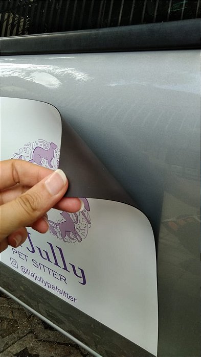 Adesivo Imantado Personalizado para carro 40x30cm