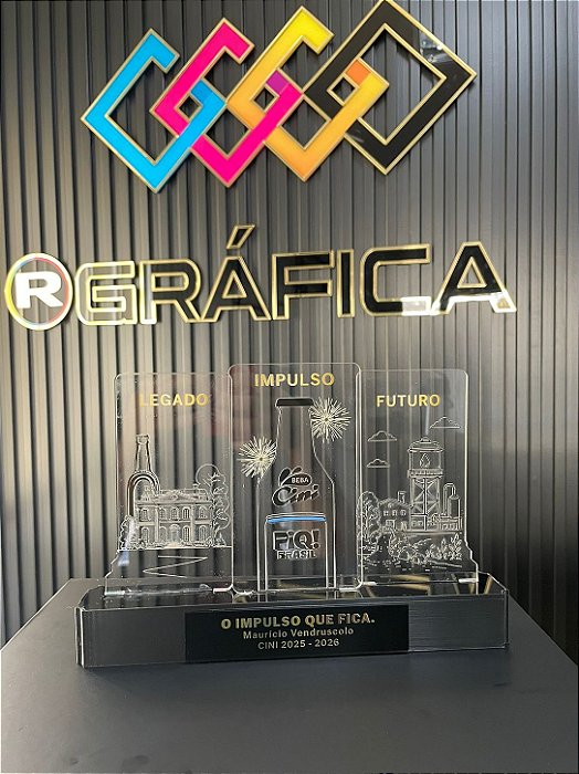 Troféu em Acrílico Personalizado