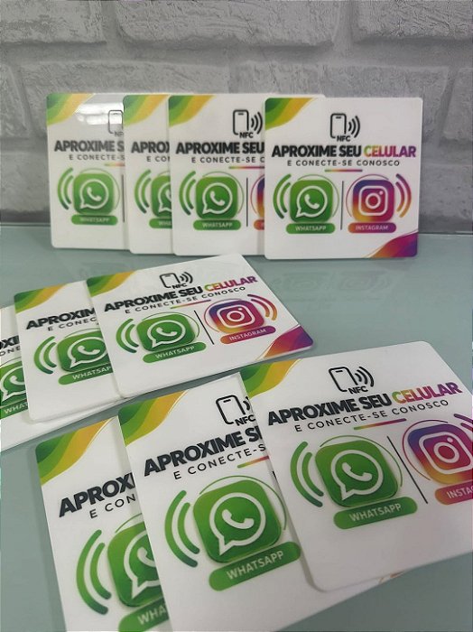 Placas NFC e QR Code Personalizadas