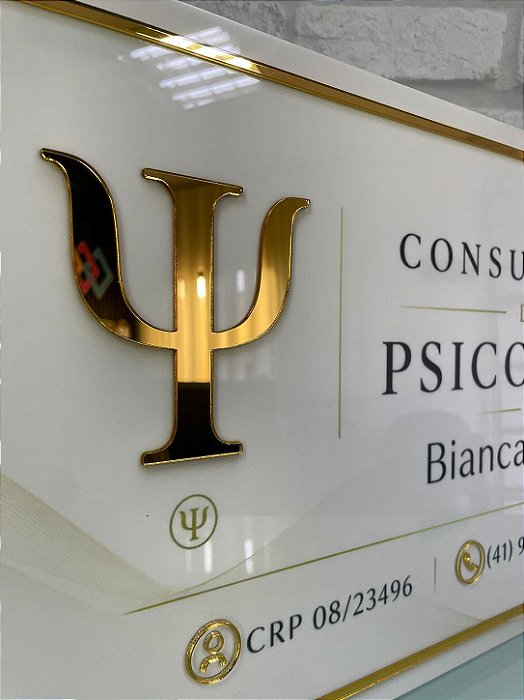 Placa em Acrílico