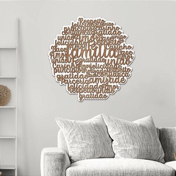 Mandala 3D - Família