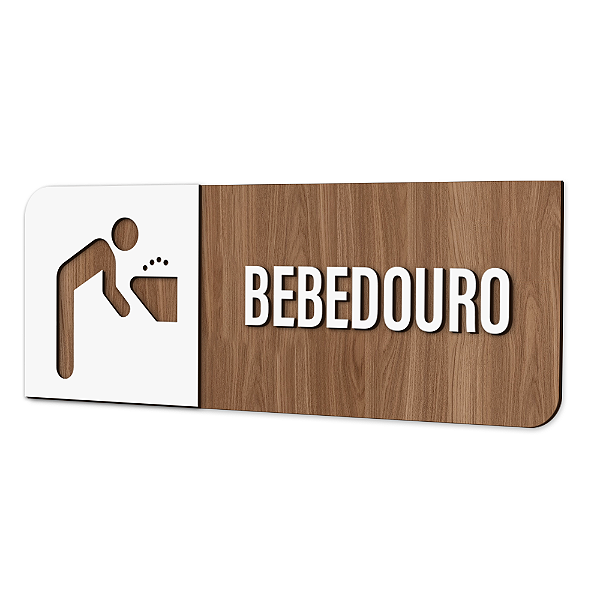Placa de Sinalização Indicativa - Bebedouro
