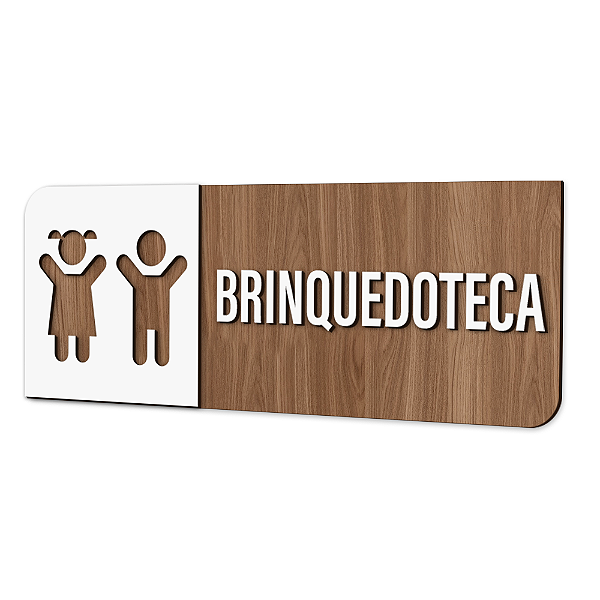 Placa de Sinalização Indicativa - Brinquedoteca