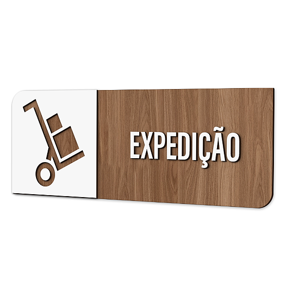 Placa de Sinalização Indicativa - Expedição