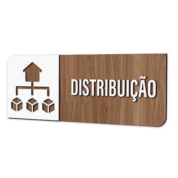 Placa de Sinalização Indicativa - Distribuição